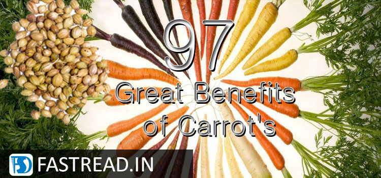 97 Amazing Benefits of Carrot's