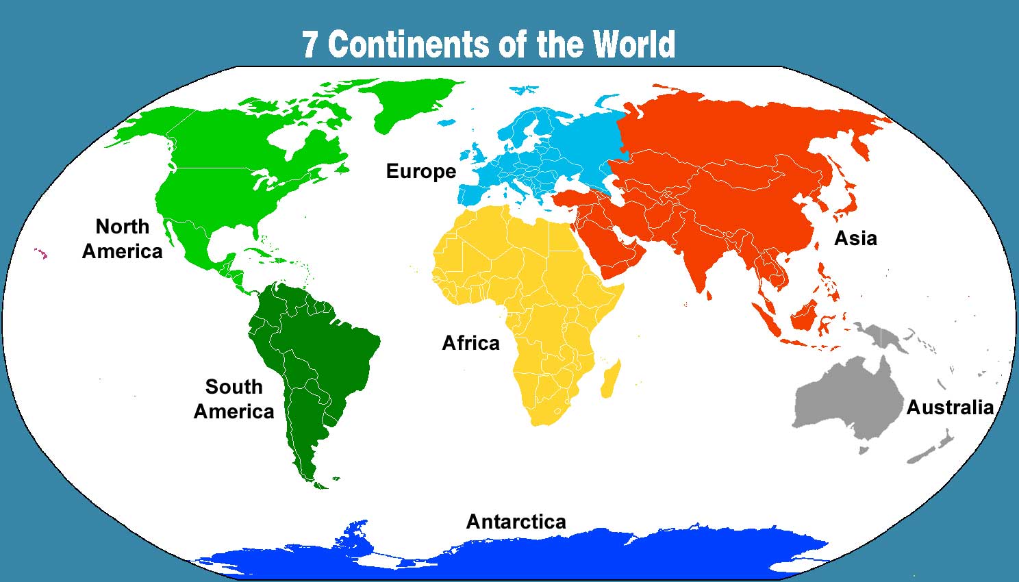 Continents of The World - General Knowledge for Competitive Examiner