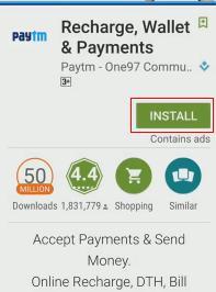 paytm app install